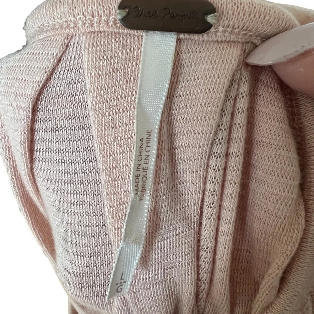 FREE PEOPLE Billie Ribbed Blouson Top